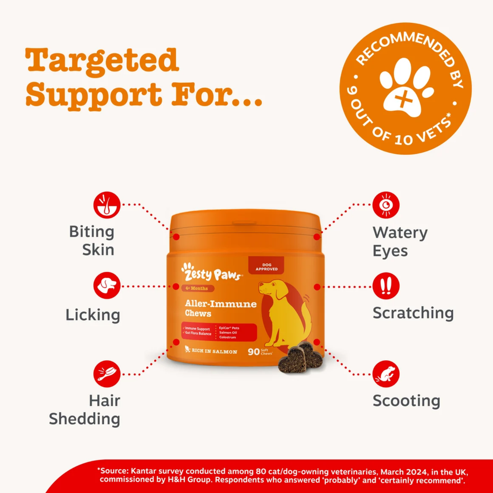 Zesty Paws Aller-Immune Chews - Salmon