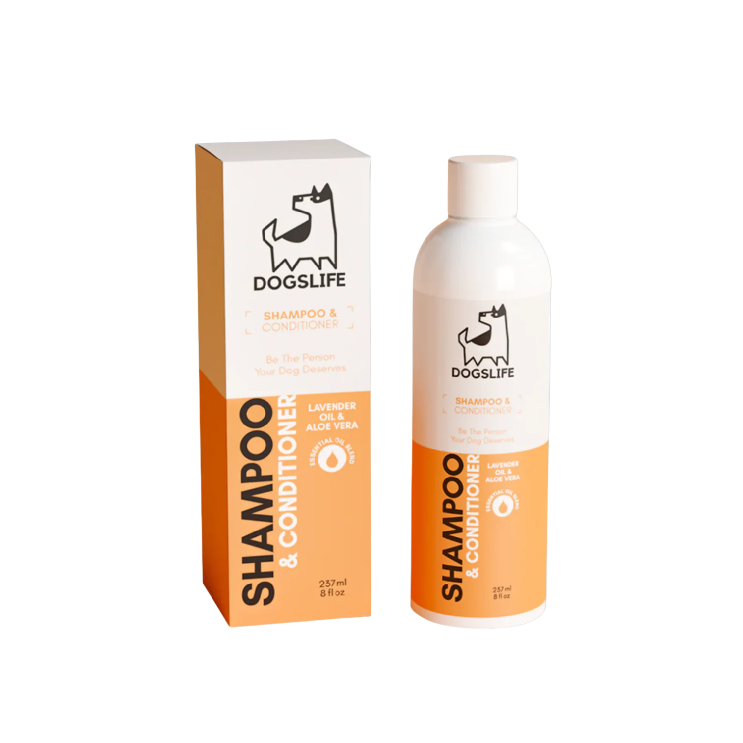 2-in-1 Dog Shampoo & Conditioner with Lavender & Jojoba – Soothes Itching & Moisturises Coat