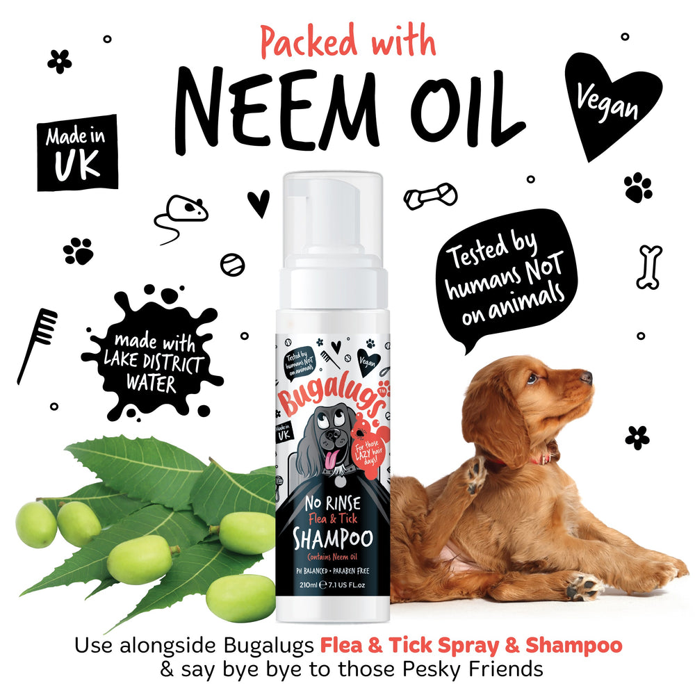 No Rinse Flea & Tick Shampoo for Dogs
