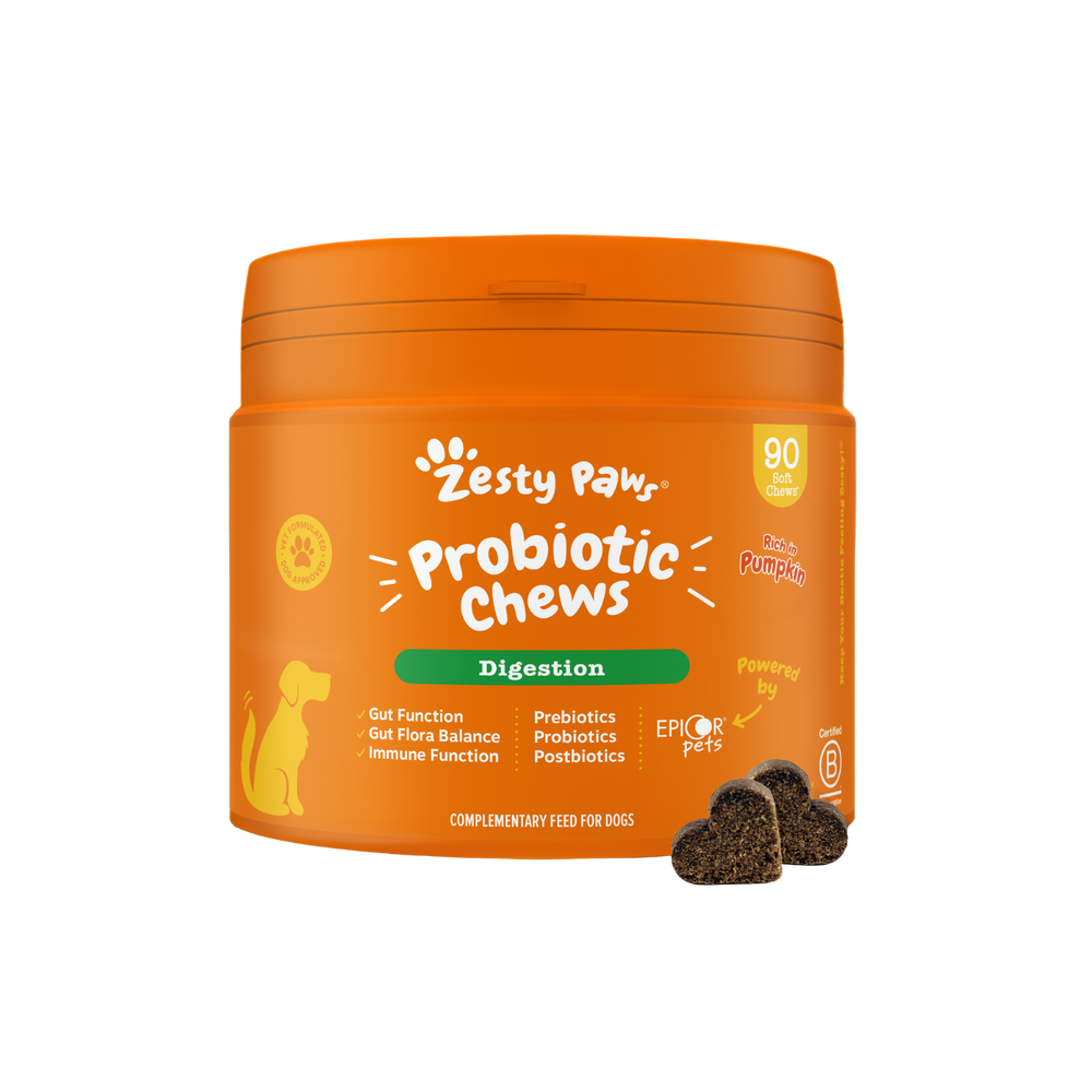 Zesty Paws Probiotic Chews - Pumpkin