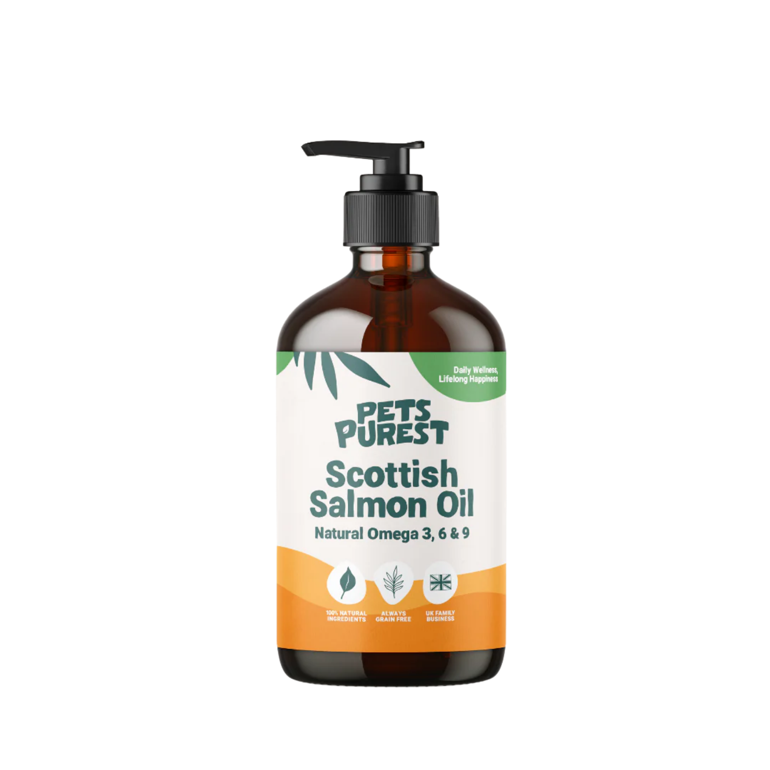 100% Natural Scottish Salmon Oil for Dogs & Cats