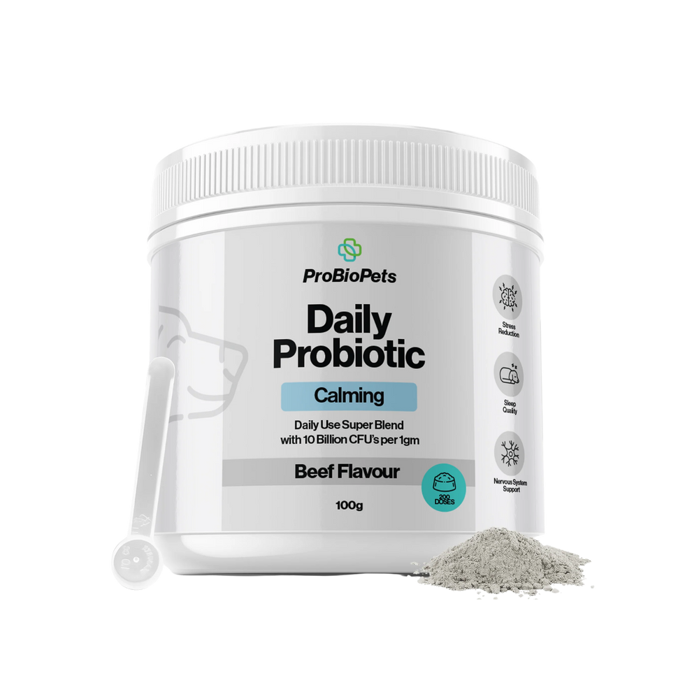 Calming Aid Probiotic Powder for Dogs & Cats