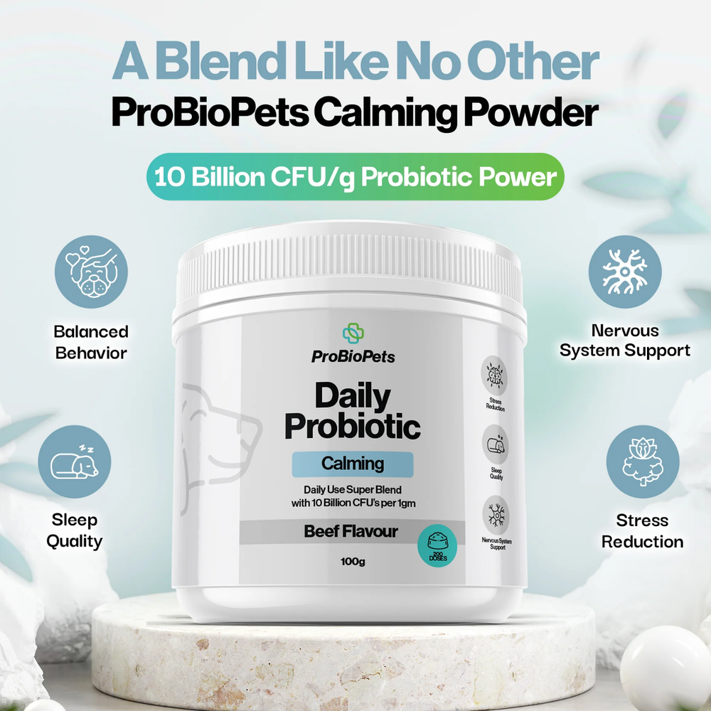 Calming Aid Probiotic Powder for Dogs & Cats