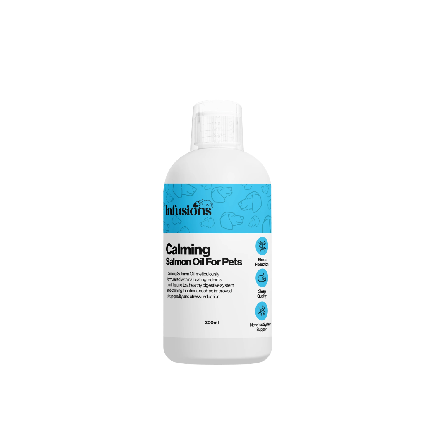 Calming Salmon Oil Blend for Dogs & Cats 300ml