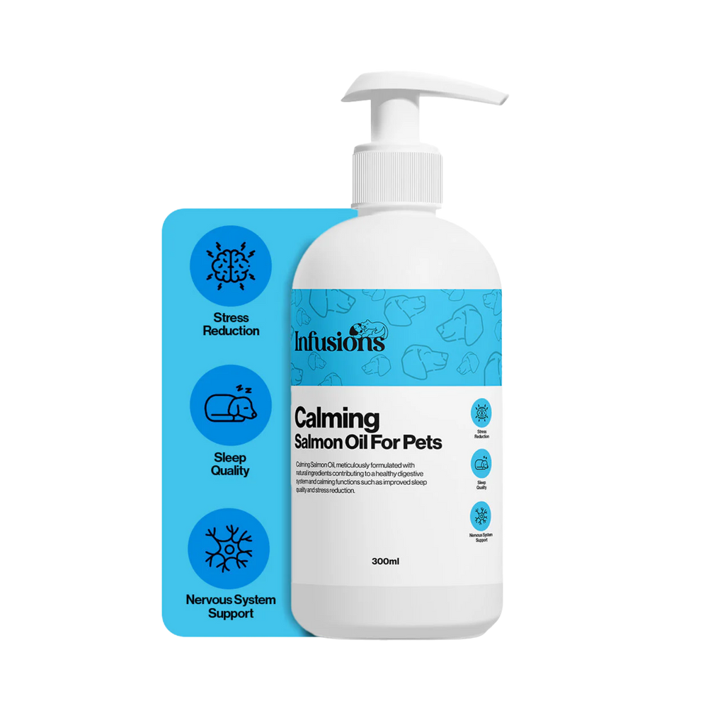 Calming Salmon Oil Blend for Dogs & Cats (300ml)