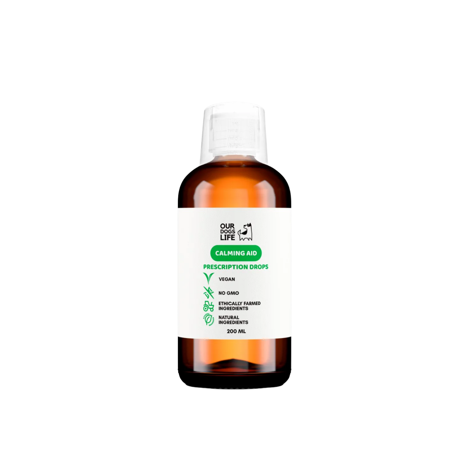 Calming Drops for Dogs - Natural Anxiety Relief 200ml