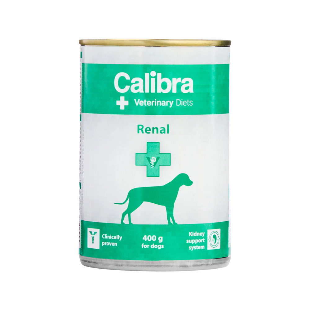 Calibra Renal Support Wet Dog Food 6x400g Cans