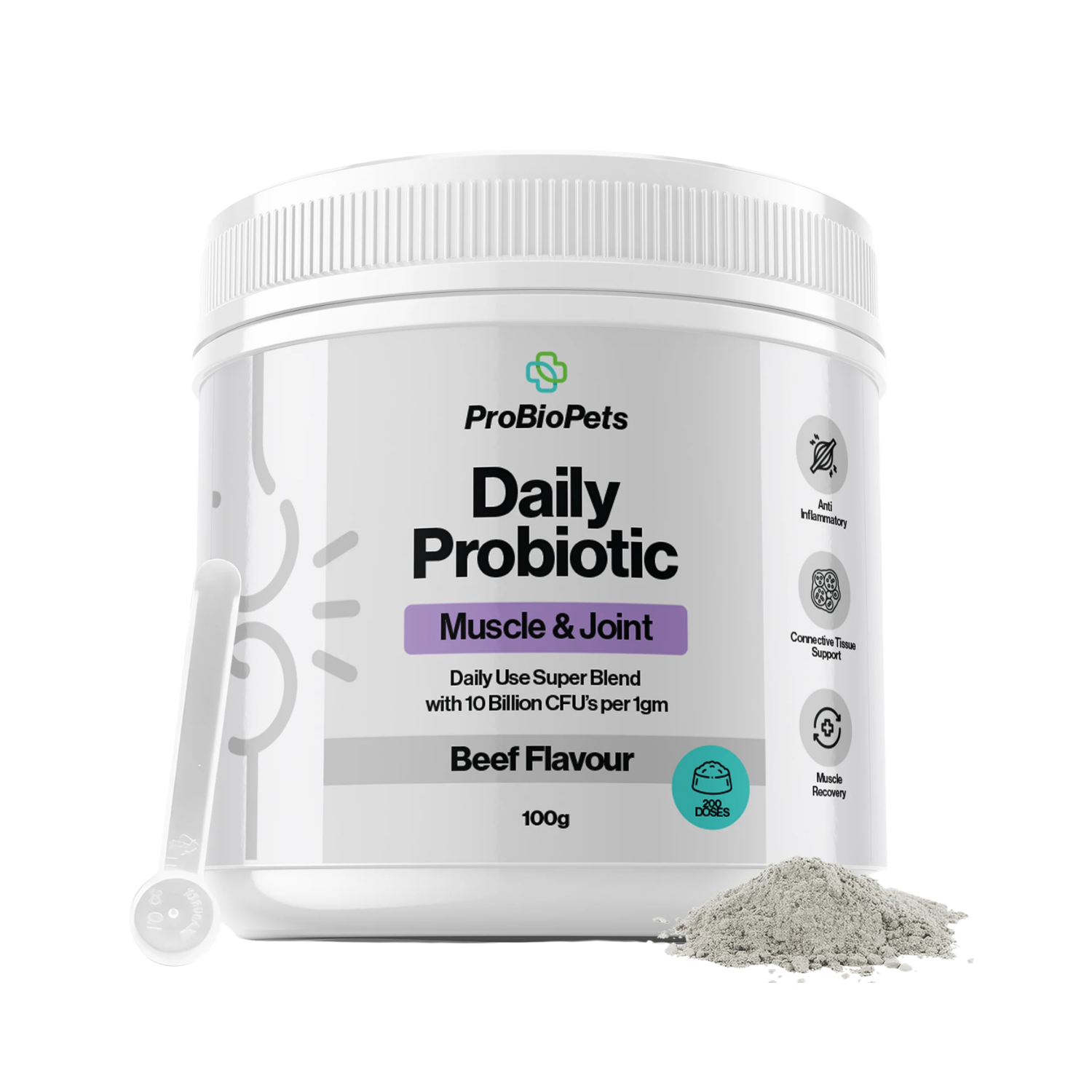 Muscle & Joint Probiotic Powder for Dogs & Cats