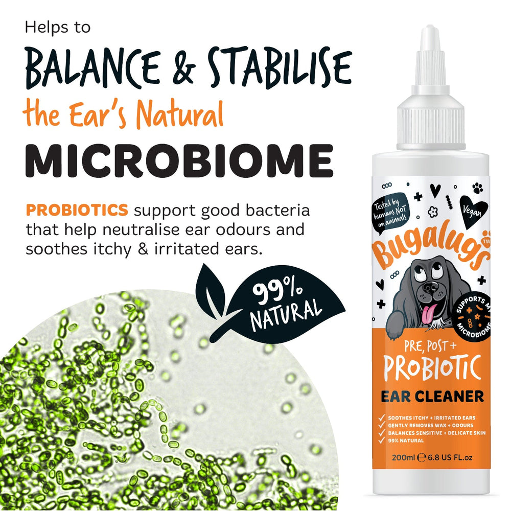 Pre, Post + Probiotic Ear Cleaner for Dogs