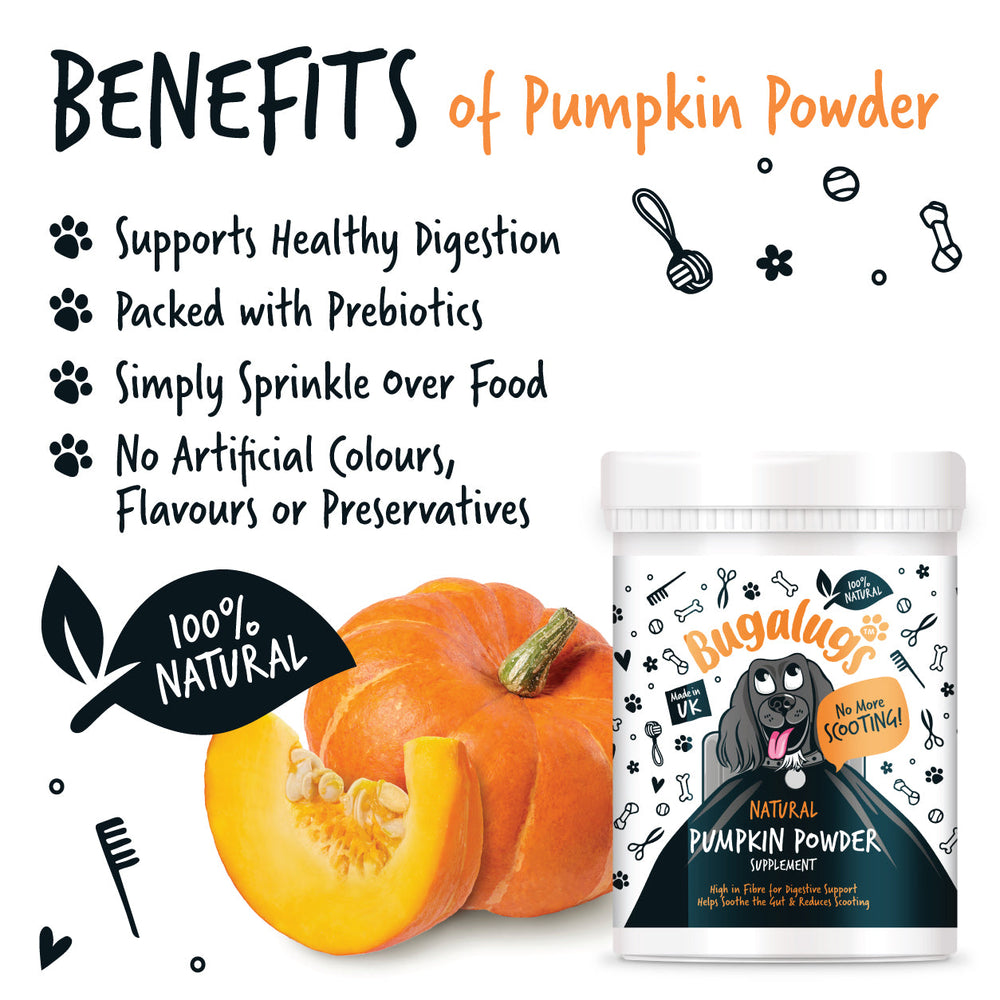 Pumpkin Powder Supplement for Dogs (200g)