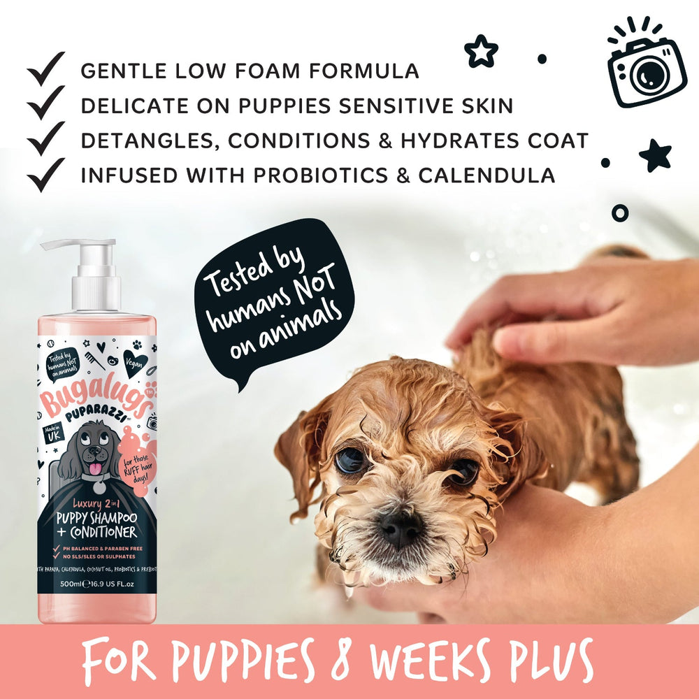 Puparazzi™ Luxury 2 in 1 Puppy Shampoo & Conditioner