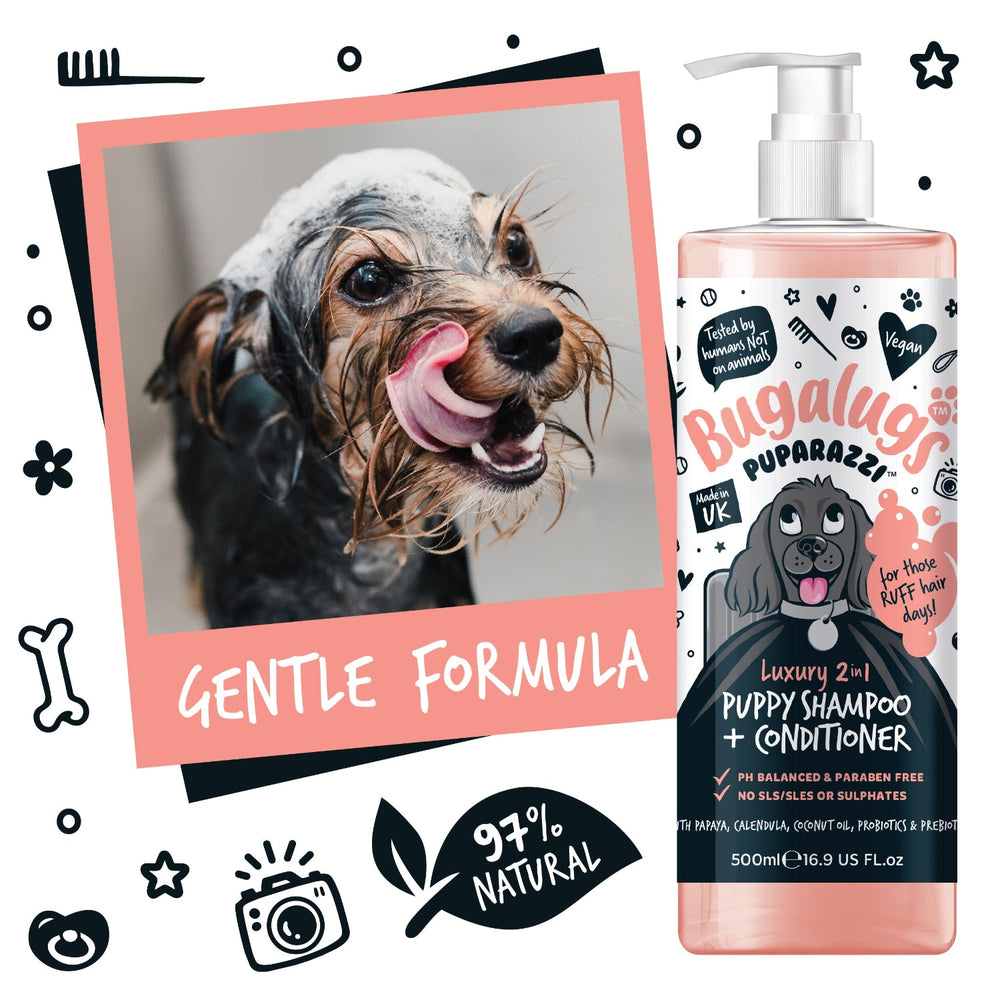 Puparazzi™ Luxury 2 in 1 Puppy Shampoo & Conditioner