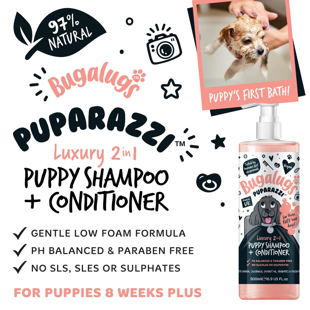 Puparazzi™ Luxury 2 in 1 Puppy Shampoo & Conditioner