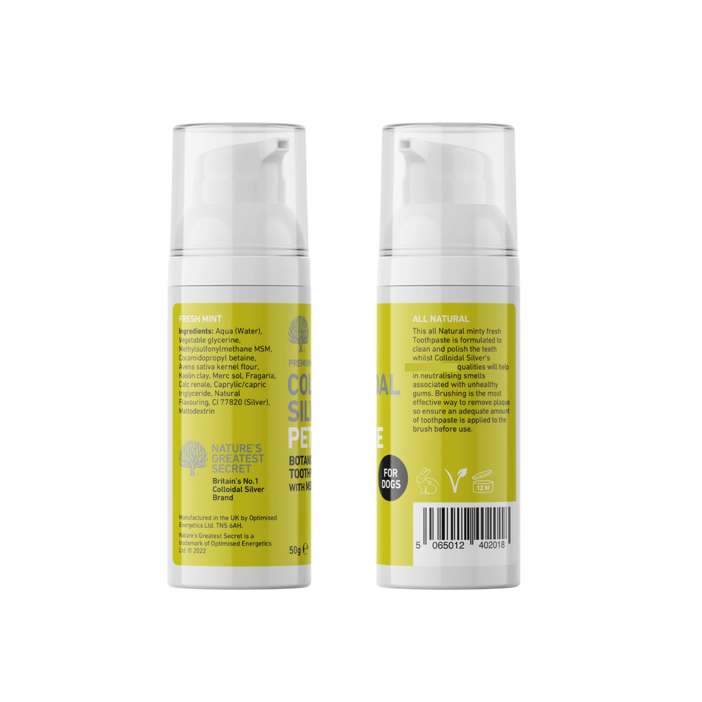 All Natural Antibacterial Botanical Toothpaste for Dogs product detail – Antibacterial Action