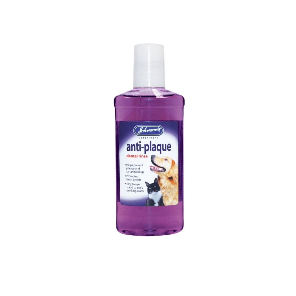 Anti-Plaque Dental Rinse for Cats & Dogs - 250ml – Reduces Plaque & Freshens Breath