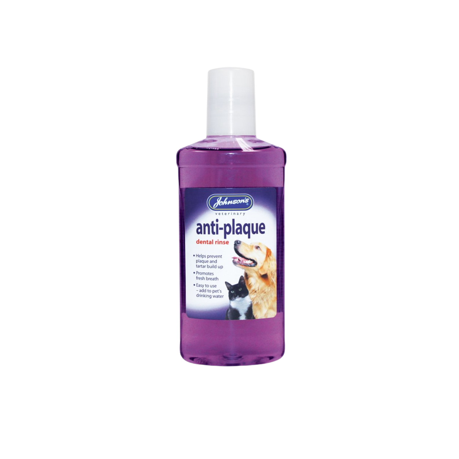 Anti-Plaque Dental Rinse for Cats & Dogs - 250ml – Reduces Plaque & Freshens Breath