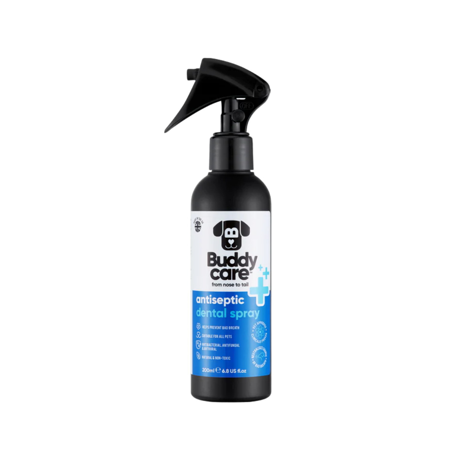 Antiseptic Dental Spray for Pets 200ml – Fights Plaque & Freshens Breath
