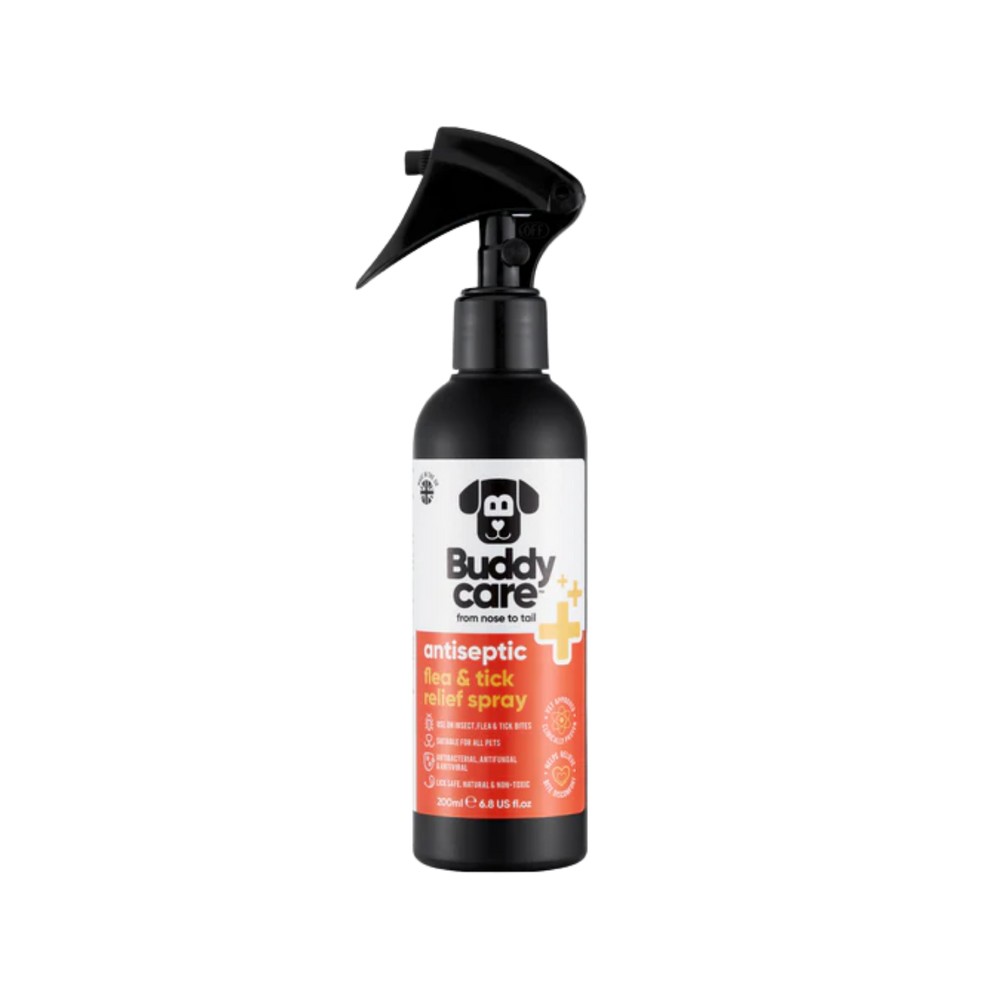 Antiseptic Flea & Tick Relief Spray for Dogs 200ml – Soothes Irritation & Antiseptic Protection