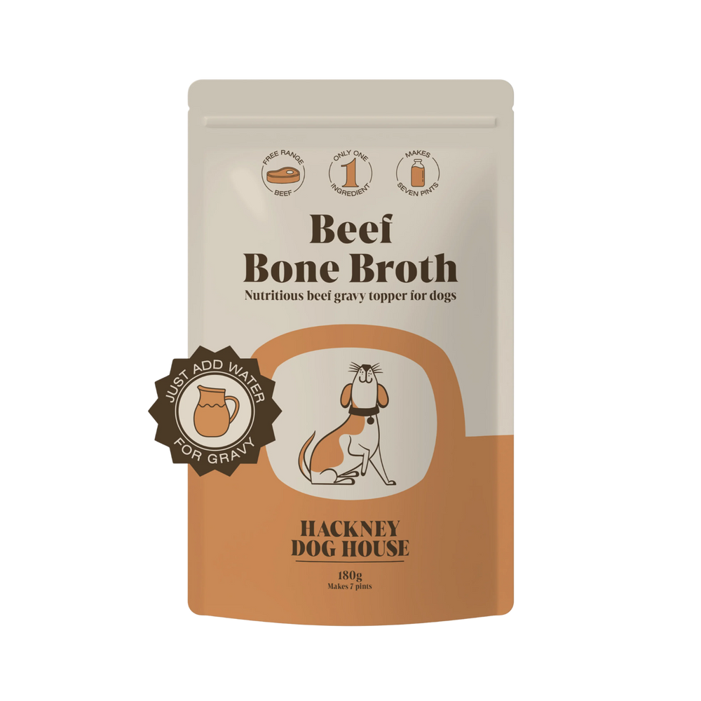 Beef Bone Broth for Dogs - Gravy Food Topper – Joint Support & Gut Health