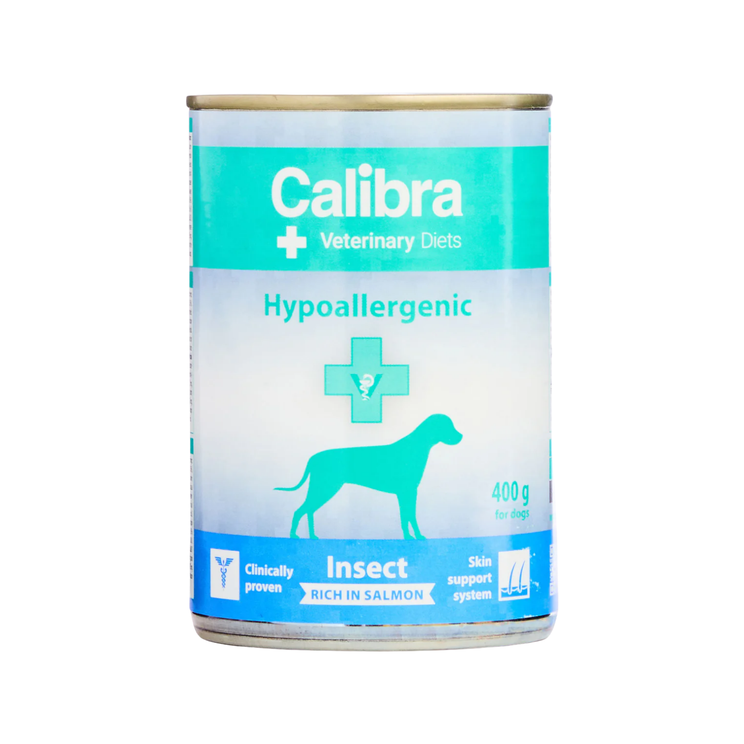 Calibra Hypoallergenic Salmon & Insect Wet Dog Food 6x400g – Hypoallergenic & Sensitive Digestion