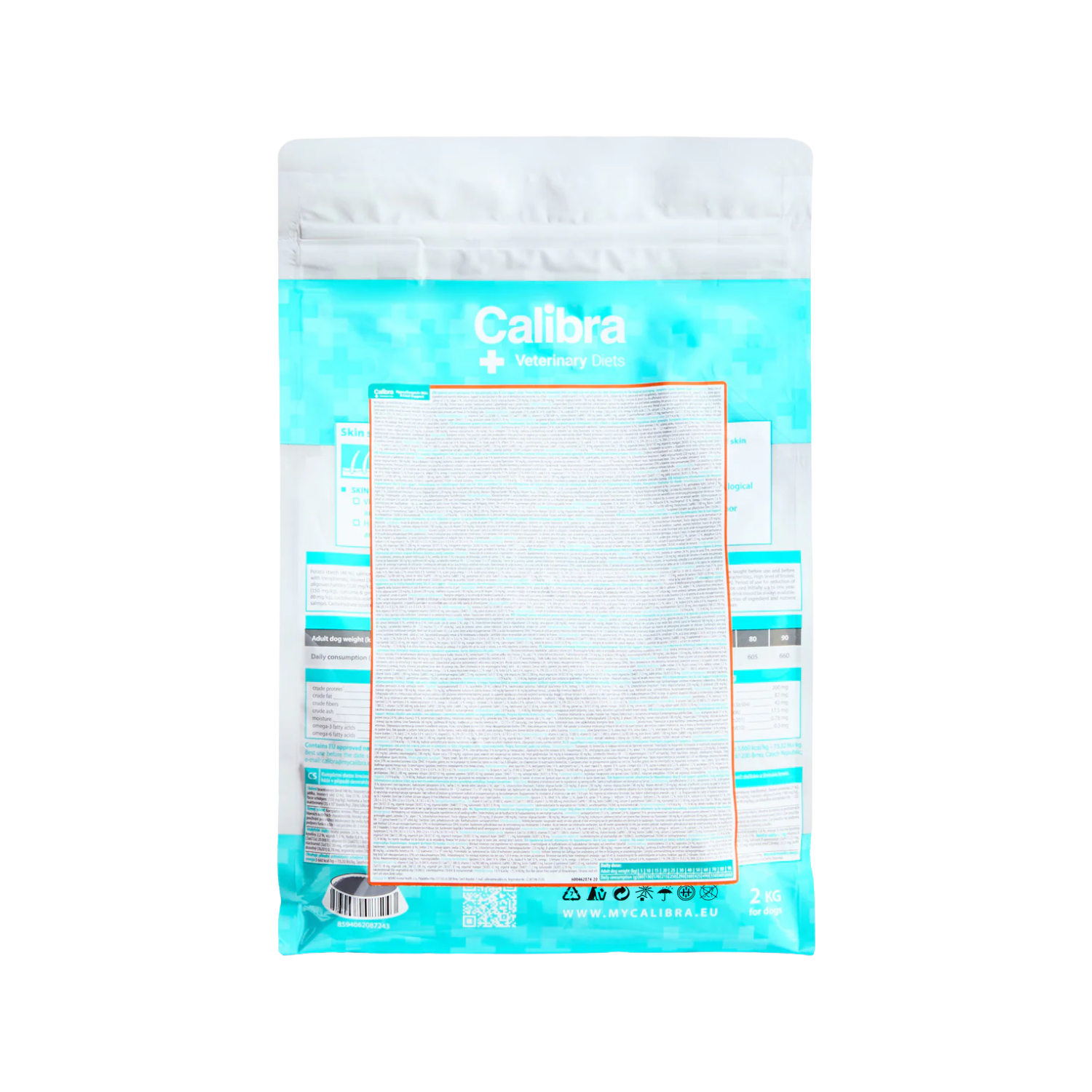 Calibra Hypoallergenic Skin & Coat Support Dog Food usage view – Food Sensitivity