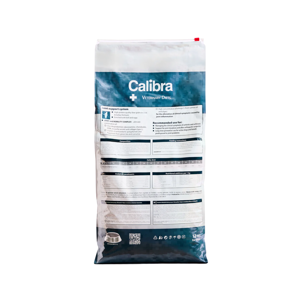 Calibra Joint & Mobility Dog Food packaging – Inflammation Comfort