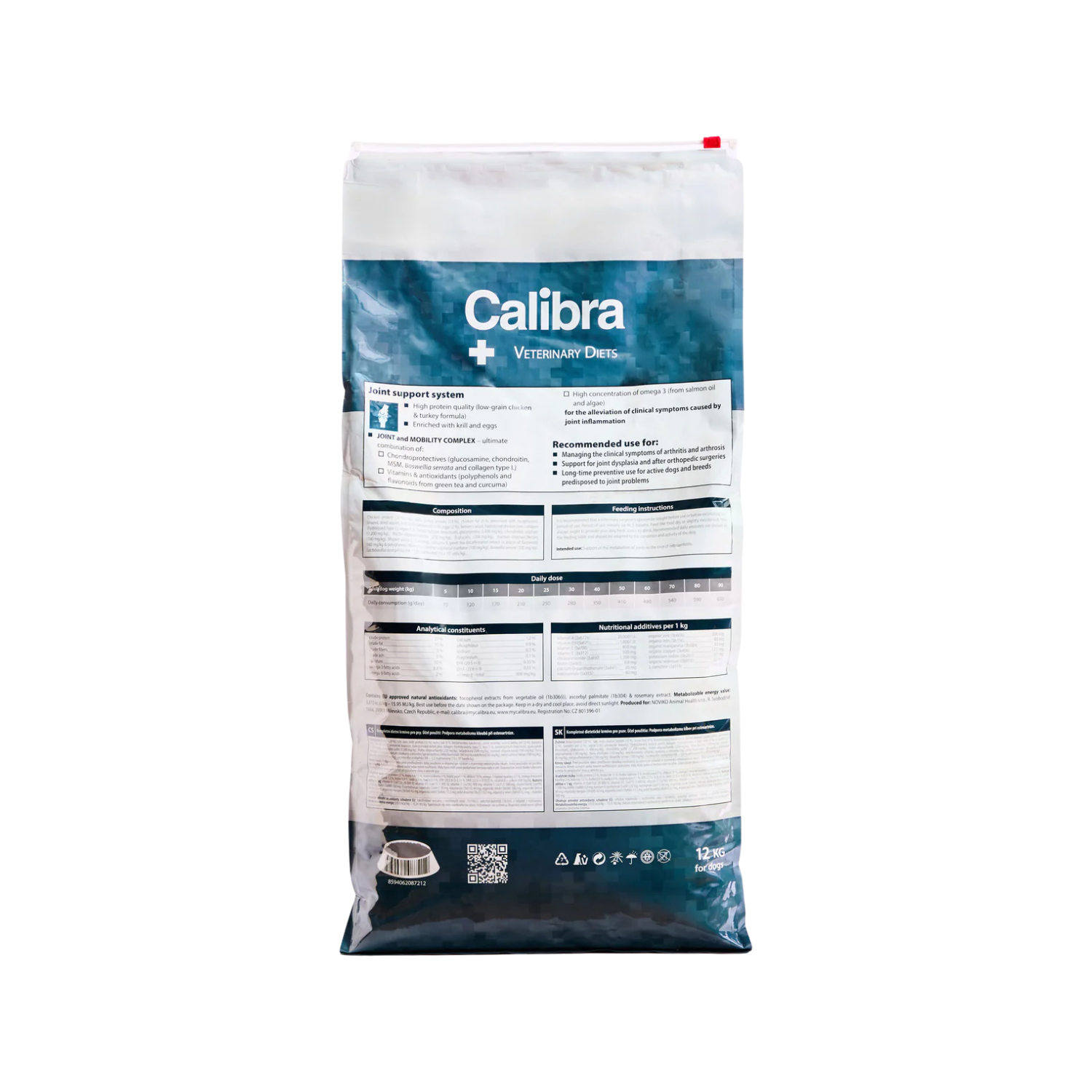 Calibra Joint & Mobility Dog Food packaging – Inflammation Comfort