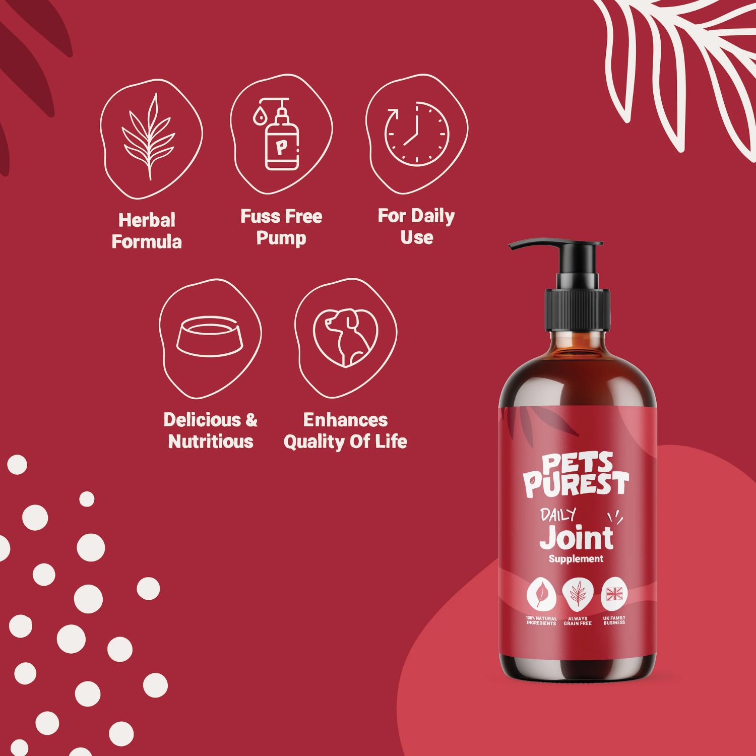 Daily Joint Salmon Oil for Dogs & Cats - 300ml product detail – Improved Mobility