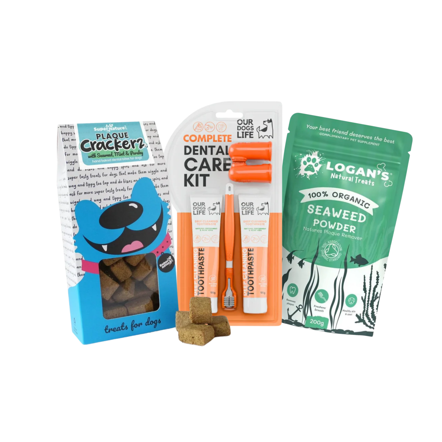 Dental Bundle – Triple-Head Brushing & Plaque Scraping