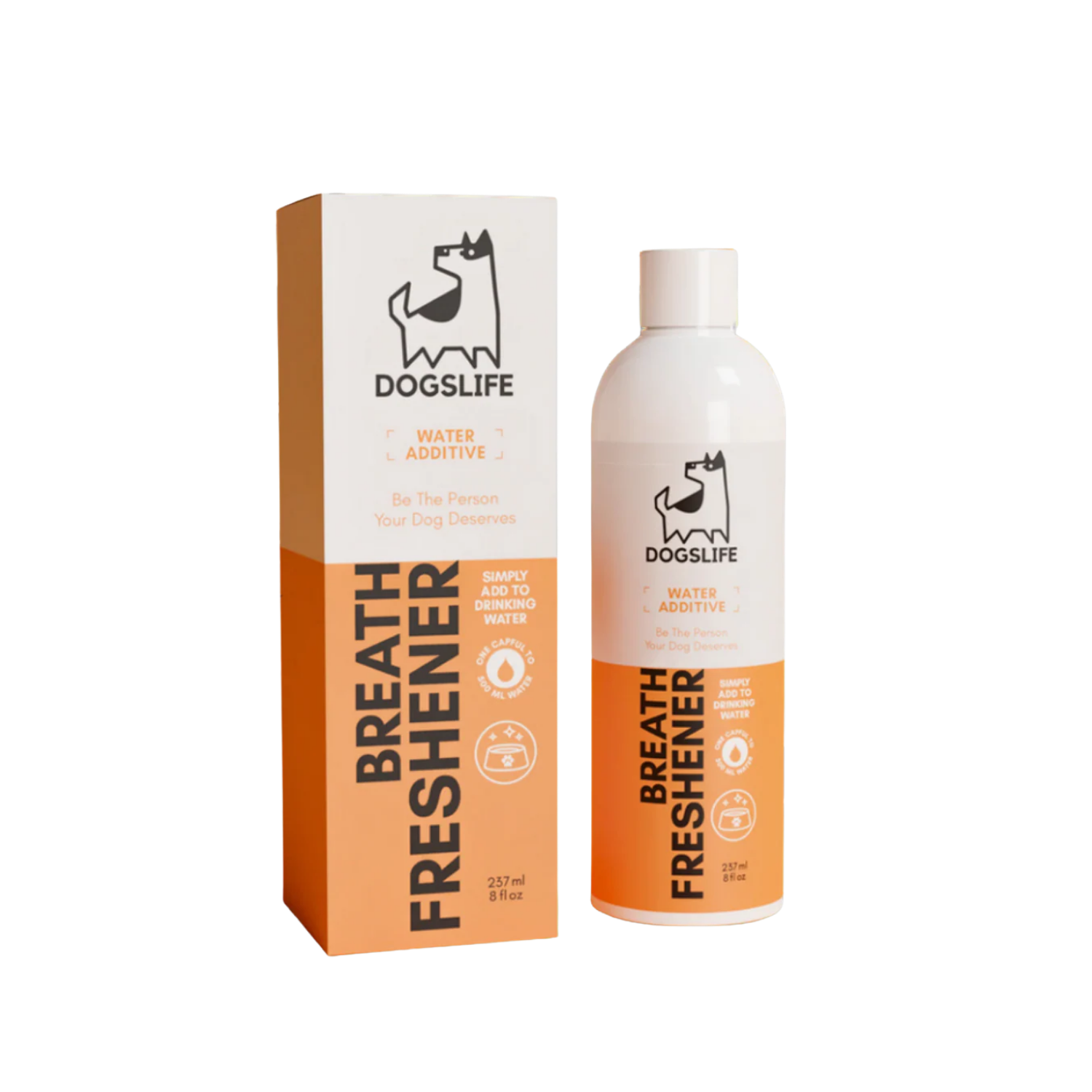 Dental Water Additive for Dogs - Fights Bad Breath & Plaque – Freshens Breath & Reduces Plaque