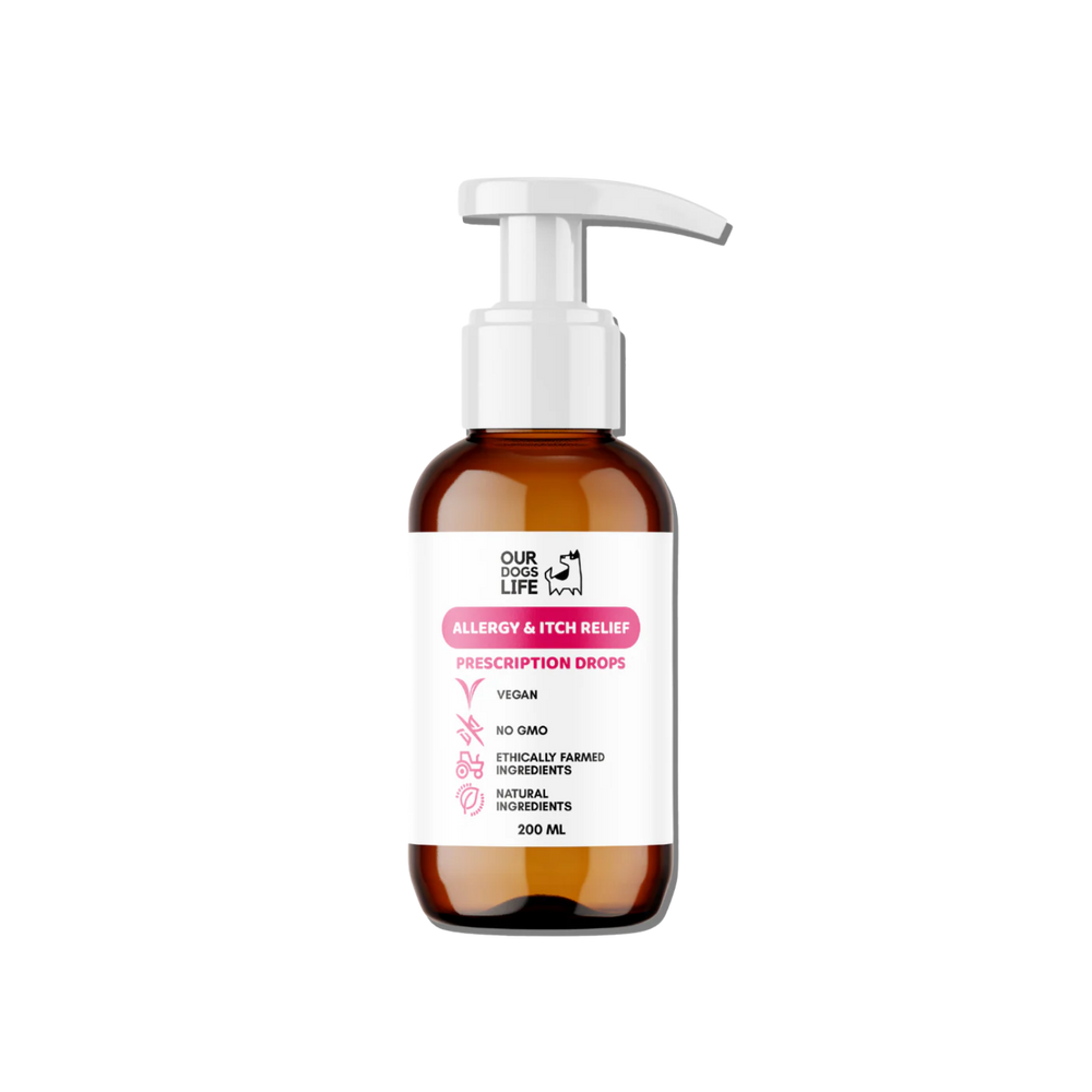 Dog Itch & Allergy Relief Drops 200ml – Itch Relief & Allergy Support