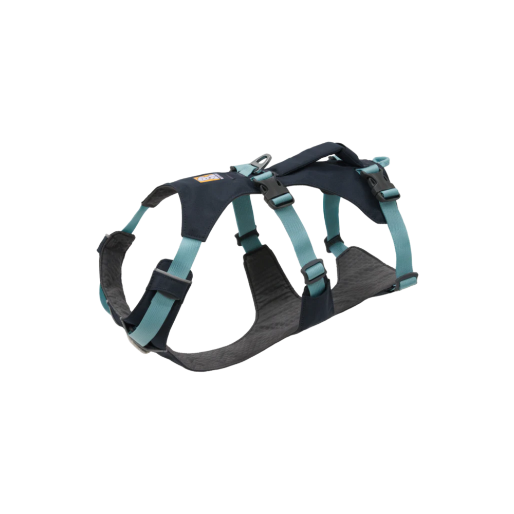 Flagline Lightweight Dog Harness with Handle & 3 Clip Points usage view – Multi-Clip