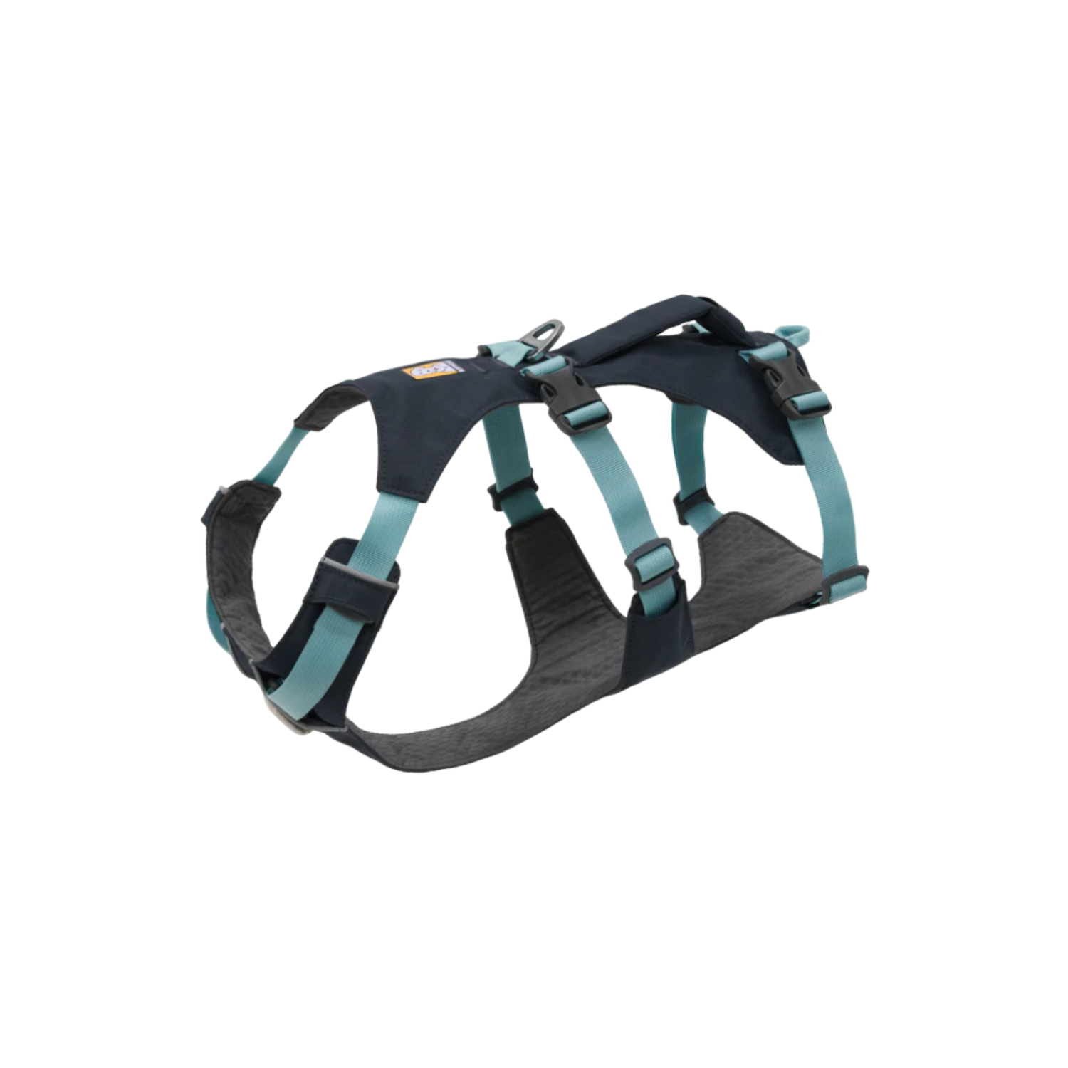 Flagline Lightweight Dog Harness with Handle & 3 Clip Points usage view – Multi-Clip