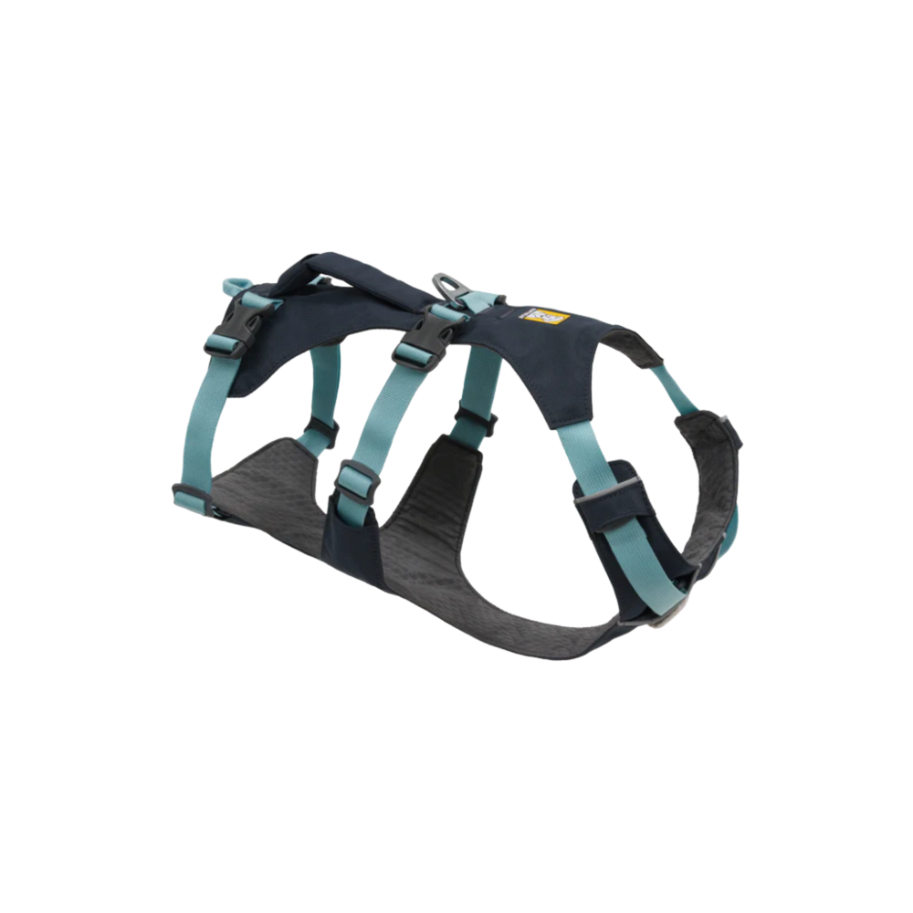 Flagline Lightweight Dog Harness with Handle & 3 Clip Points close-up – Mobility Support