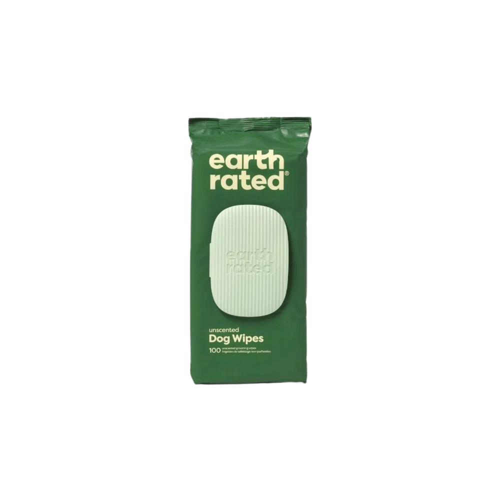 Grooming Dog Wipes 100 Pack - Unscented & Compostable – Sensitive Skin & Eco-Friendly