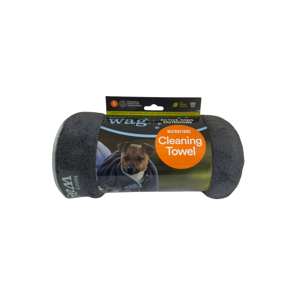 Henry Wag Dog Cleaning Towel usage view – Fast Drying