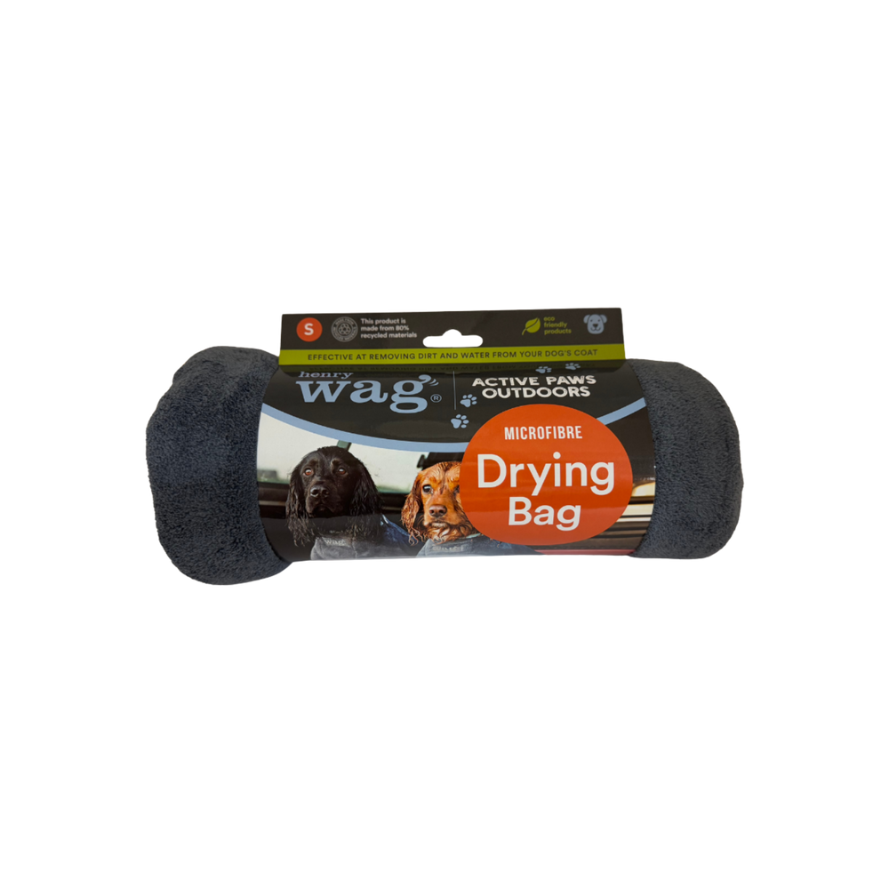 Henry Wag Microfibre Dog Drying Bag – Fast Drying & Swim Aftercare