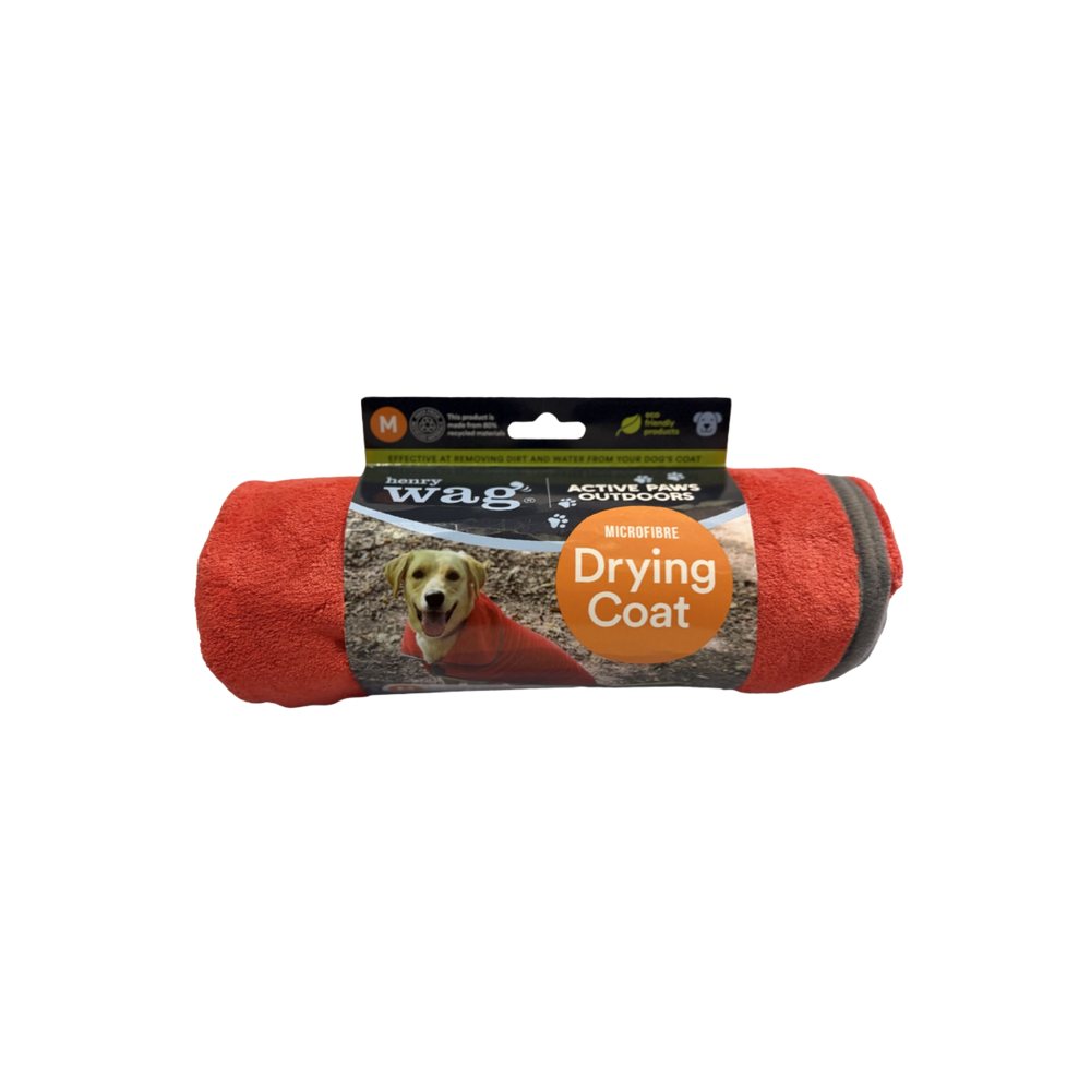Henry Wag Microfibre Drying Coat usage view – Fast Drying