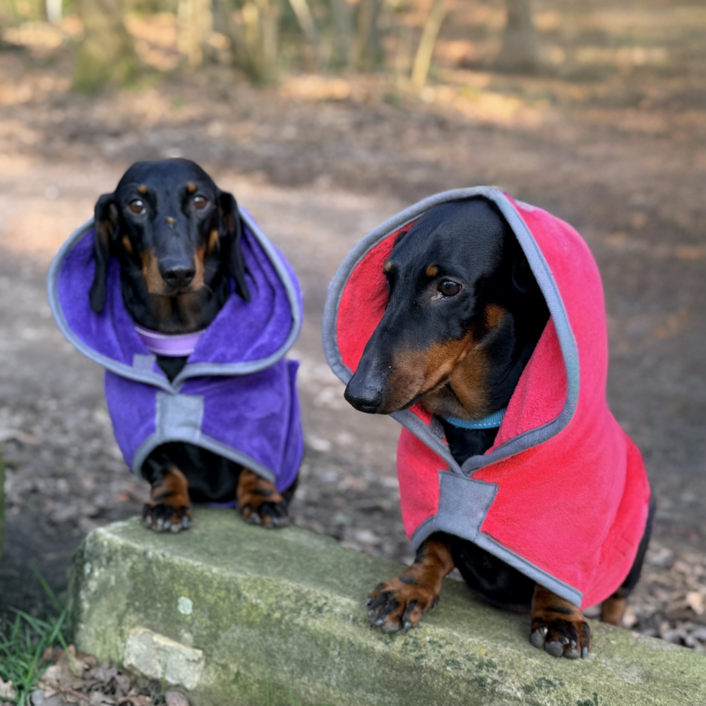 Henry Wag Microfibre Drying Coat label detail – Swim Aftercare