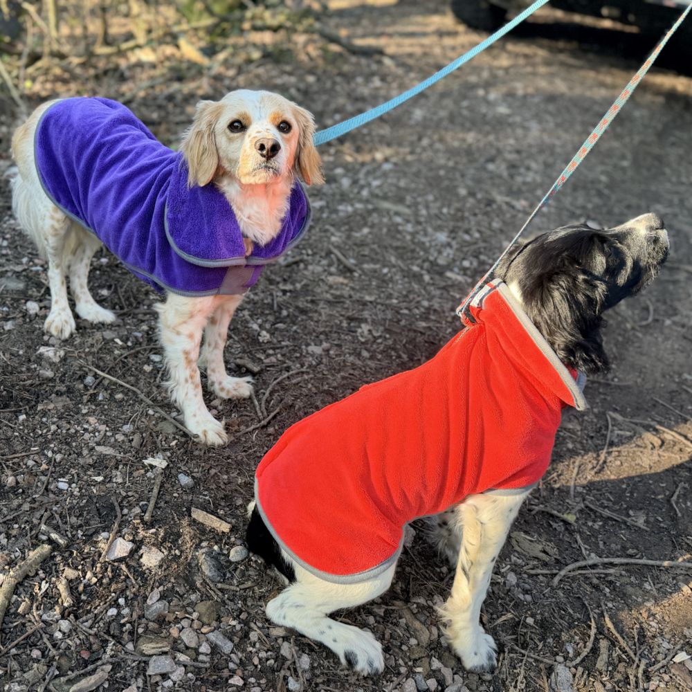 Henry Wag Microfibre Drying Coat close-up – Warmth