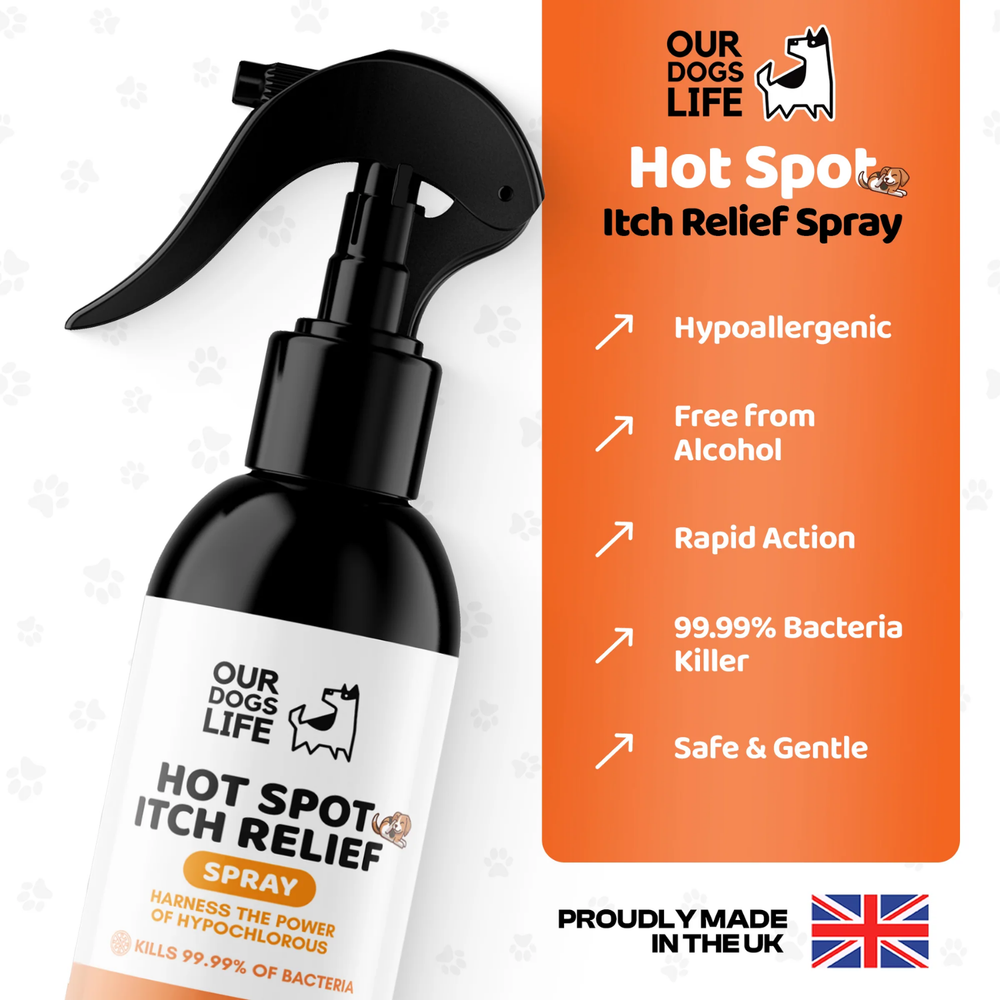Hot Spot & Itch Relief Spray for Dogs 250ml packaging – Itch Control