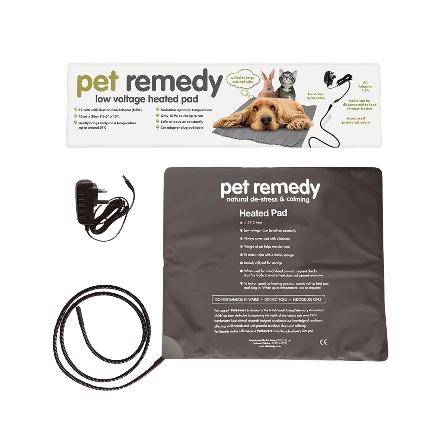 Low Voltage Electrically Heated Pet Pad - 30-35°C – Post-Op Recovery & Arthritis Relief