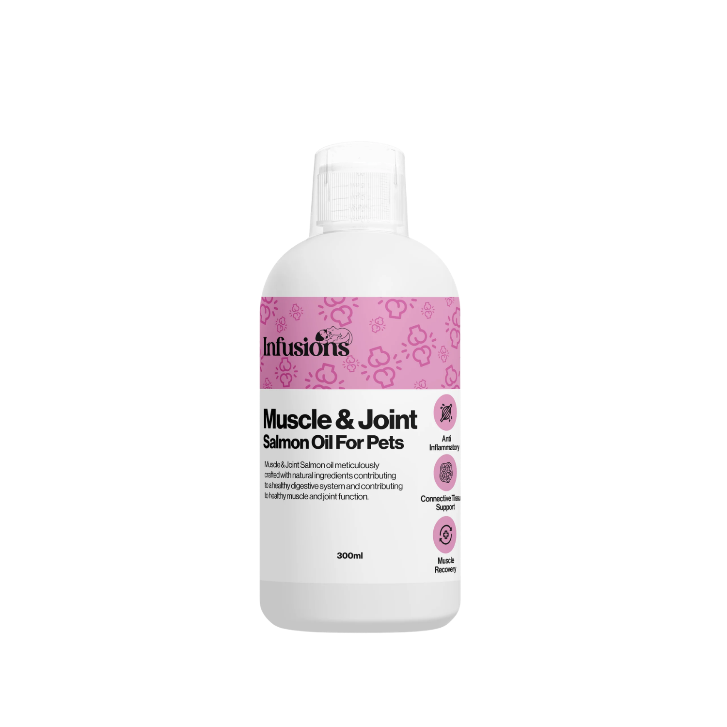 Muscle & Joint Salmon Oil for Pets (300ml) – Joint Support & Omega-3 Boost
