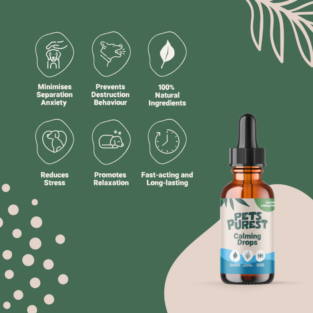 Natural Calming Drops for Dogs & Cats | 50ml product detail – Dogs & Cats