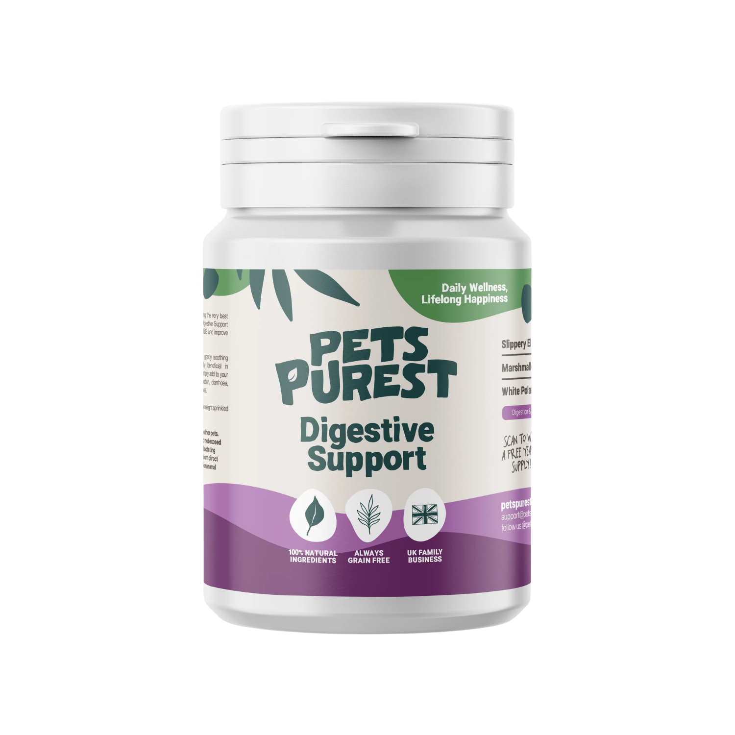 Natural Digestive Support Powder for Dogs & Cats | 100g – Gut Health & Sensitive Stomach