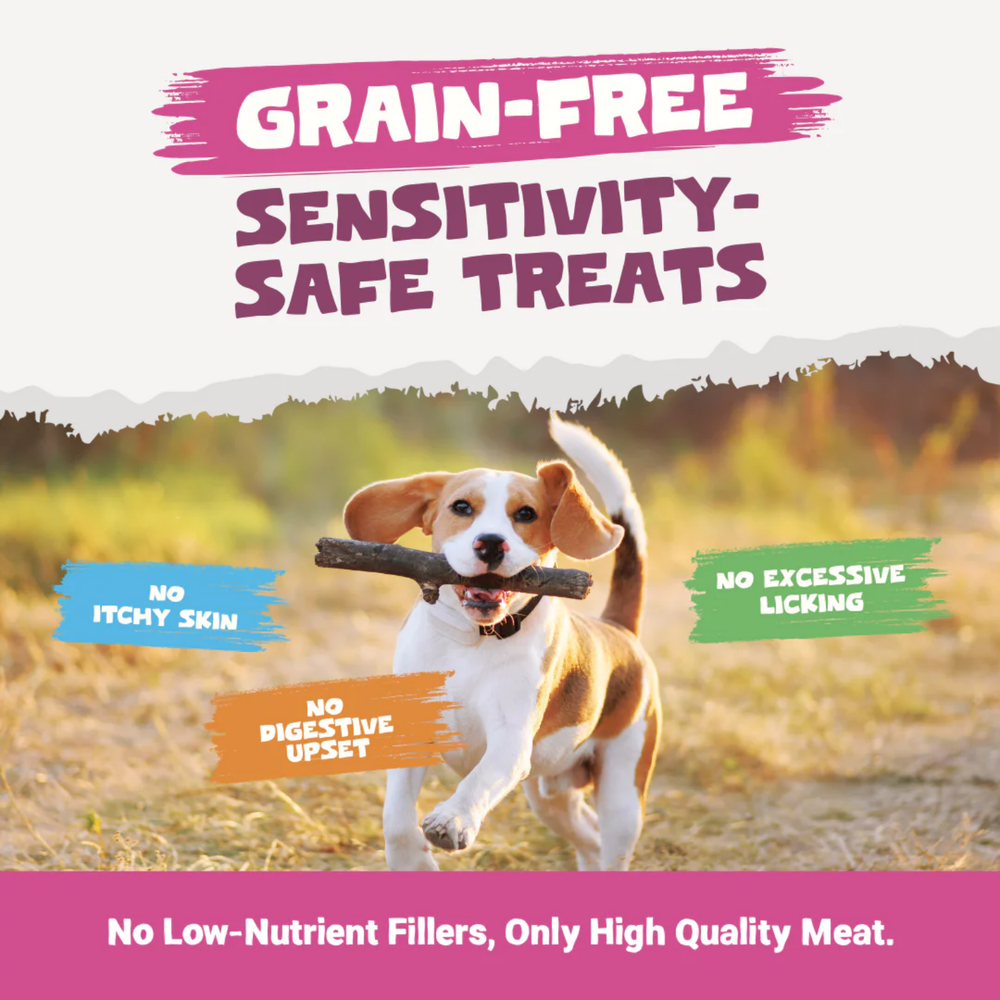 Natural Turkey Meat Strips for Dogs | Grain-Free | 100g packaging – Grain-Free