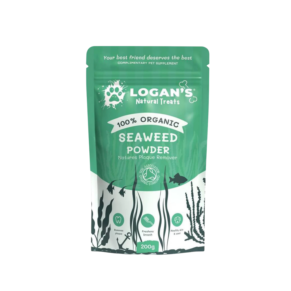 Organic Seaweed Powder – Dental & Thyroid Support for Dogs & Cats – Dental Health & Fresh Breath