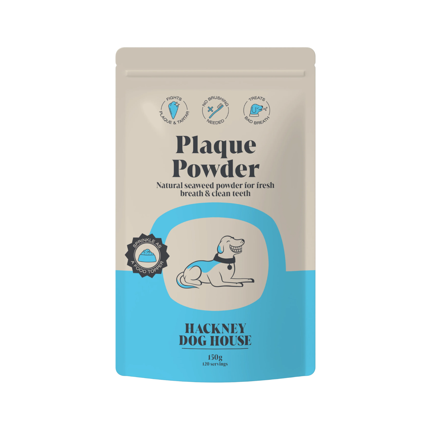 Plaque Seaweed Powder for Dogs & Cats | 80 Servings – Reduces Plaque & Freshens Breath