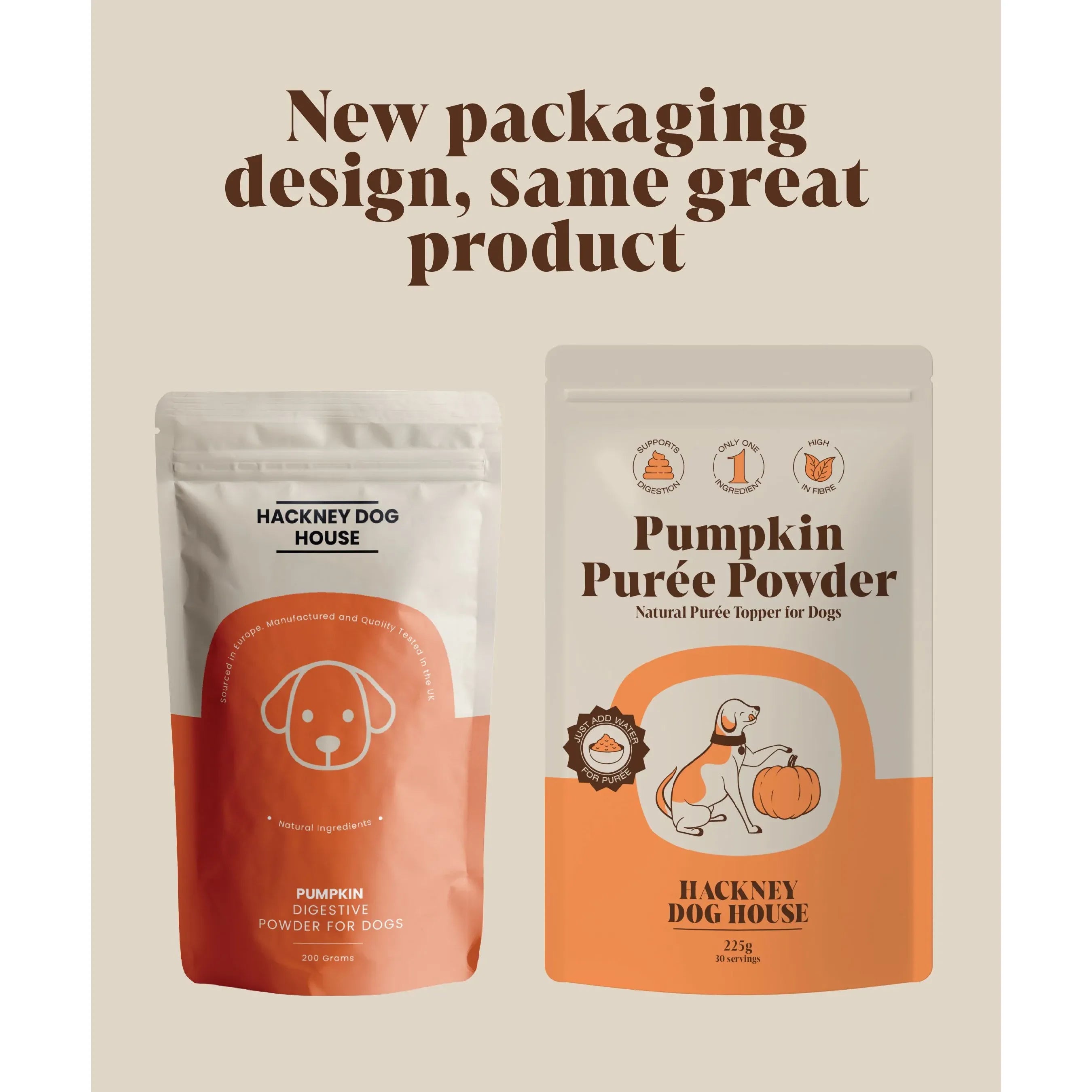 Pumpkin Puree Powder for Dogs — 30 Servings
