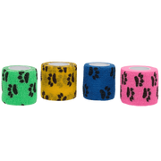 Pawprint Cohesive Bandage for Pets — Self-Adhesive Vetwrap
